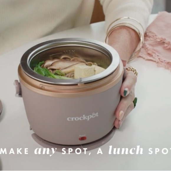 🆕 Crock-Pot - Crockpot On-The-Go Personal Food Warmer - Pink 20 oz - Picture 5 of 10